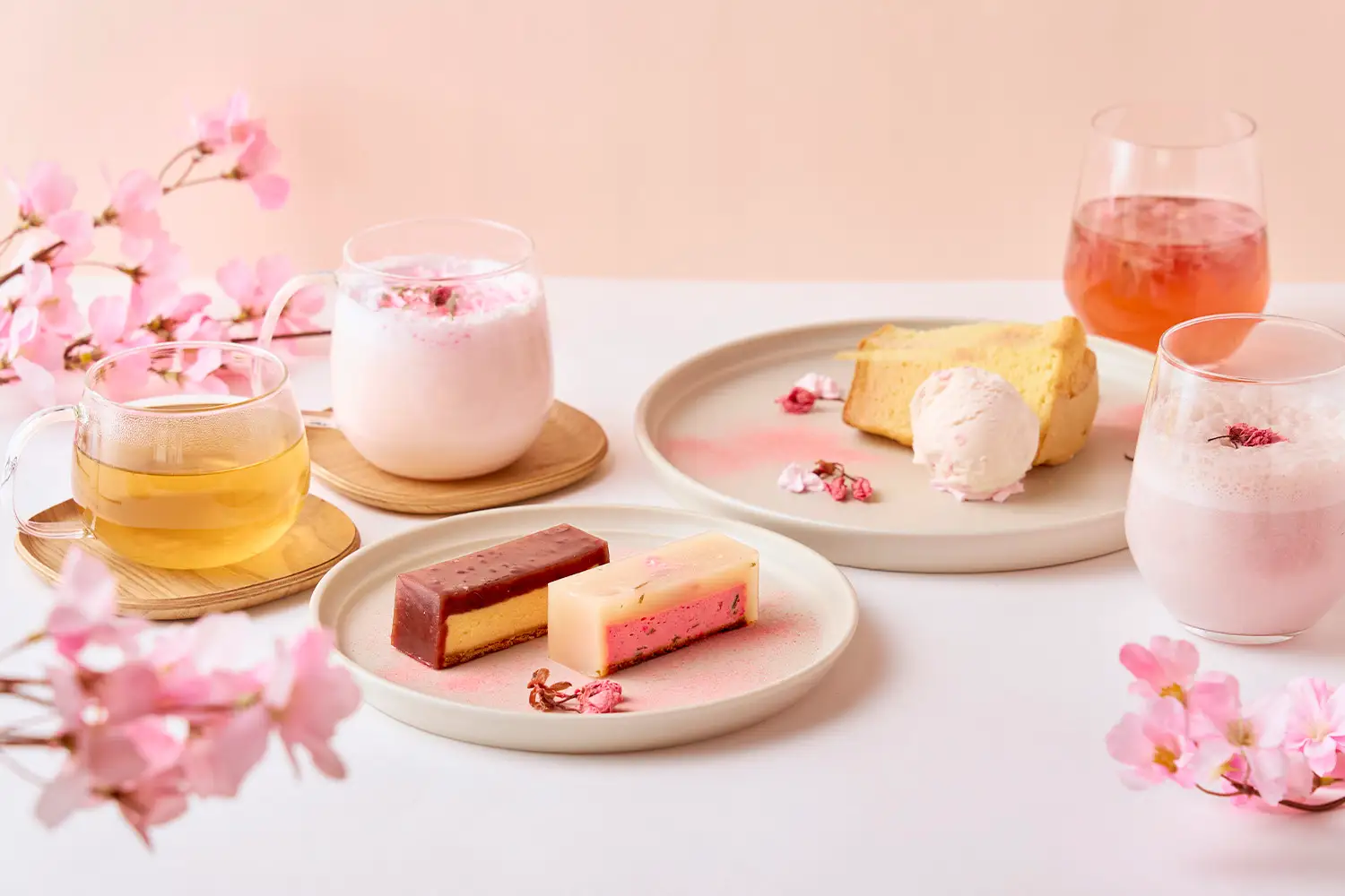 AMPLEUR SKINCARE LOUNGE＆CAFEで期間限定の桜カフェメニューが登場